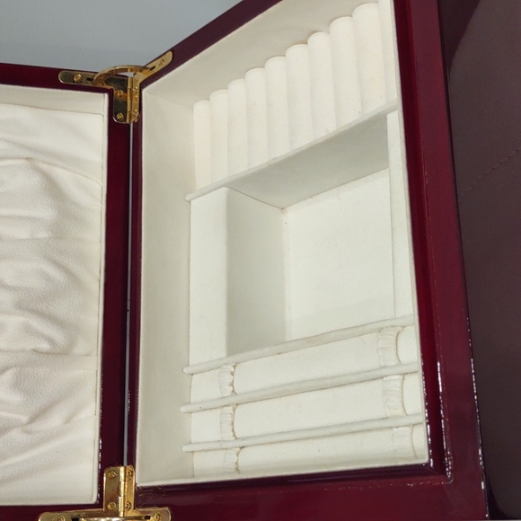 Invicta Watch Elite Wood Valet Jewelry Hinge Storage Box Unisex vintage Rare - Picture 4 of 17